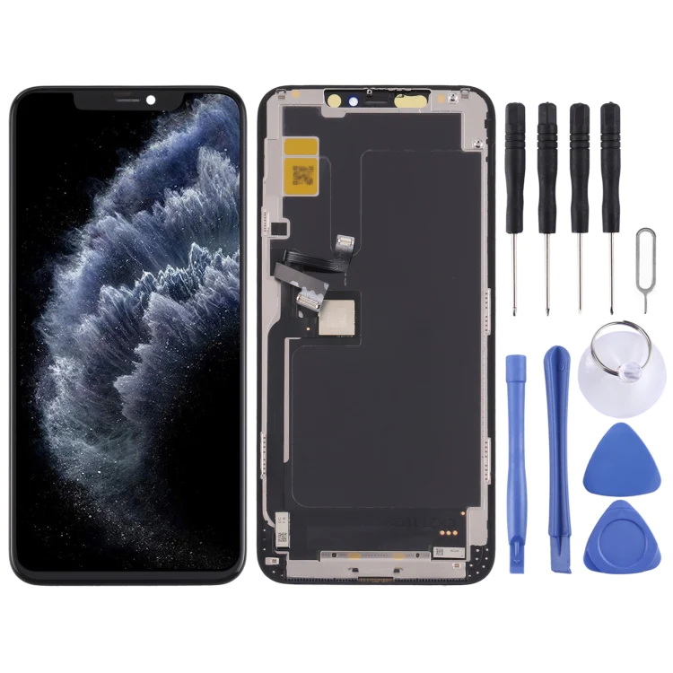 Screen and battery specialists at work